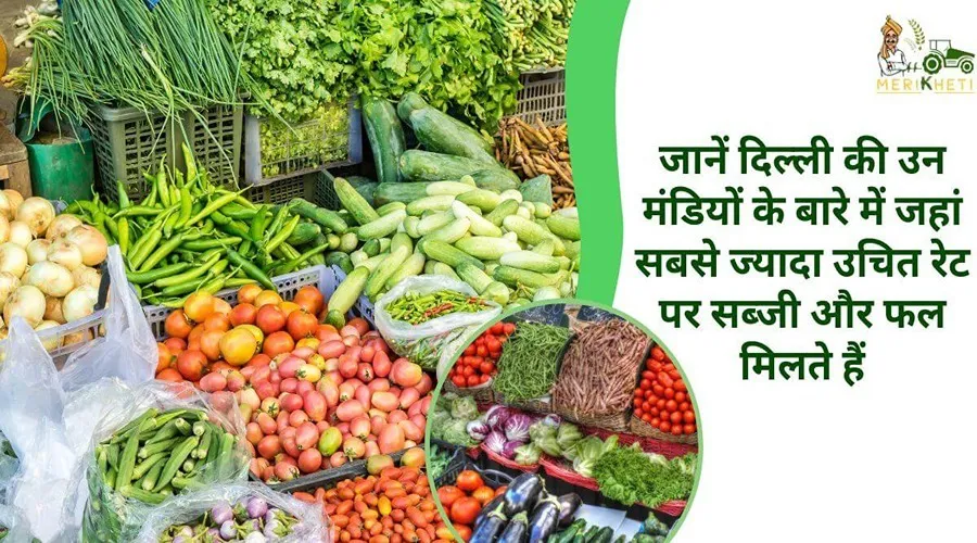 जानें दिल्ली की उन मंडियों के बारे में जहां सबसे ज्यादा उचित रेट पर सब्जी और फल मिलते हैं