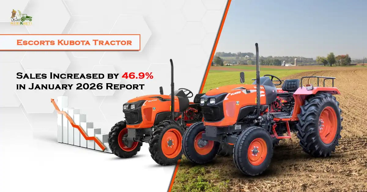 Escorts Kubota Tractor Sales Increased by 46.9% in January 2026 Report