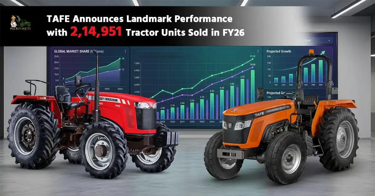 TAFE Announces Landmark Performance with 2,14,951 Tractor Units Sold in FY26