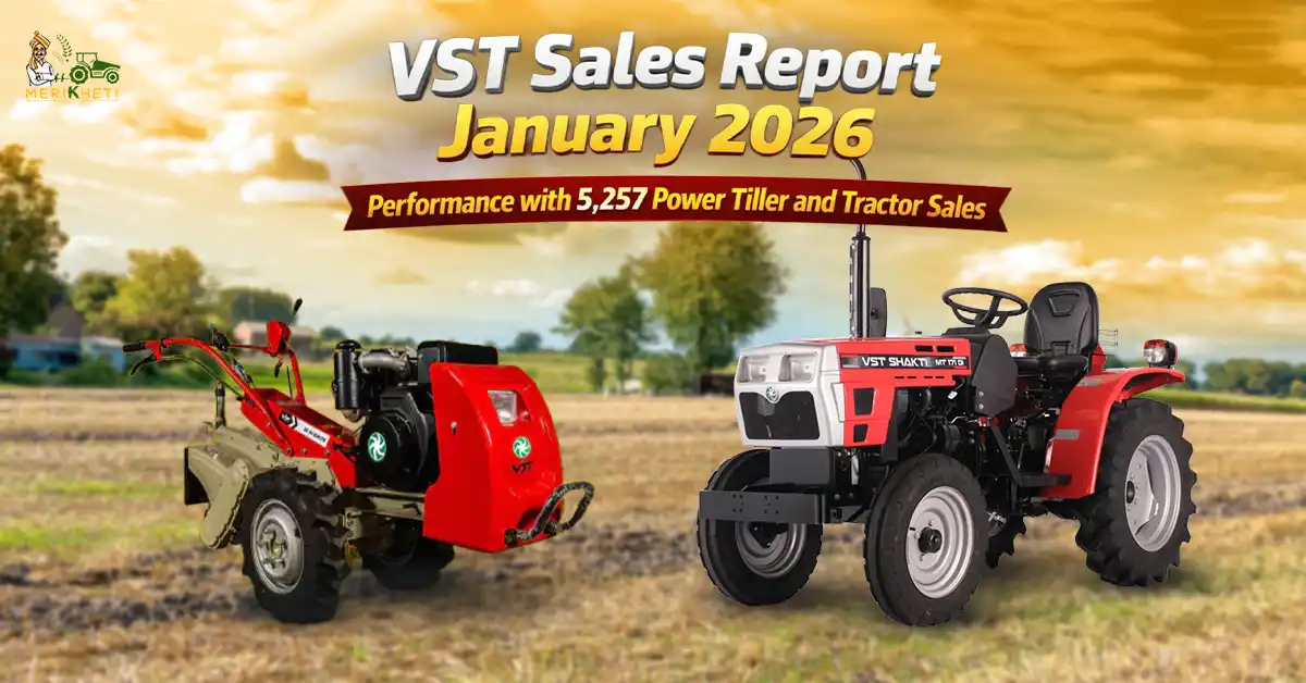 VST Sales Report January 2026 Performance with 5,257 Power Tiller and Tractor Sales