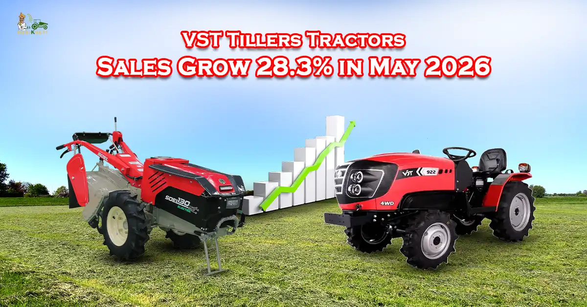 VST Tillers Tractors Sales Report May 2026