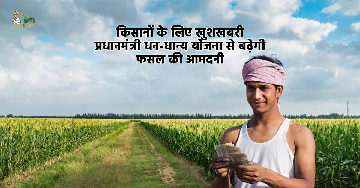  प्रधानमंत्री धन-धान्य योजना से बढ़ेगी फसल की आमदनी