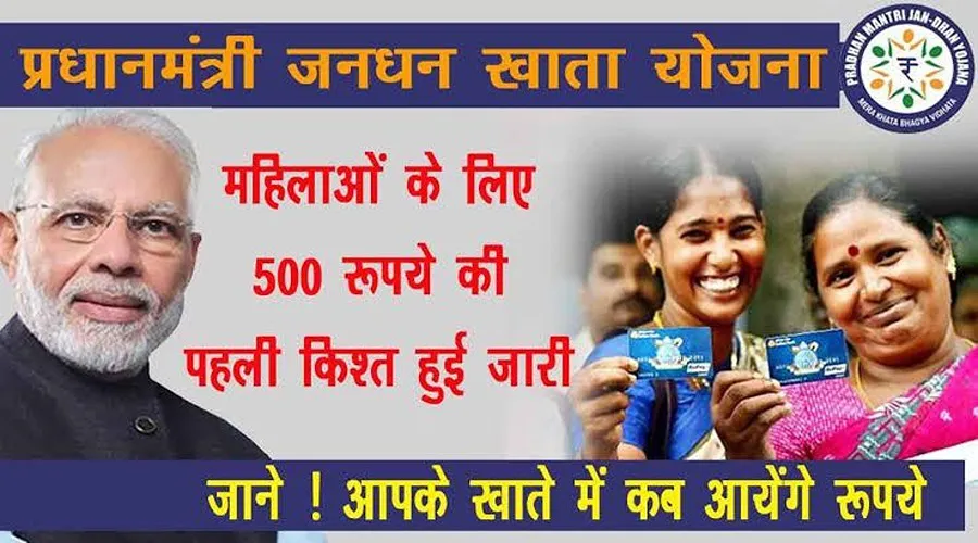 जनधन योजना की खाताधारक महिलाओं को तीन माह तक 500 रुपए की मदद