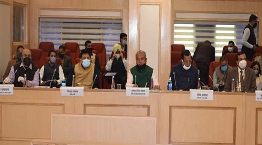 किसान यूनियनों के प्रतिनिधियों के साथ नई दिल्‍ली के विज्ञान भवन में हुई वार्ता