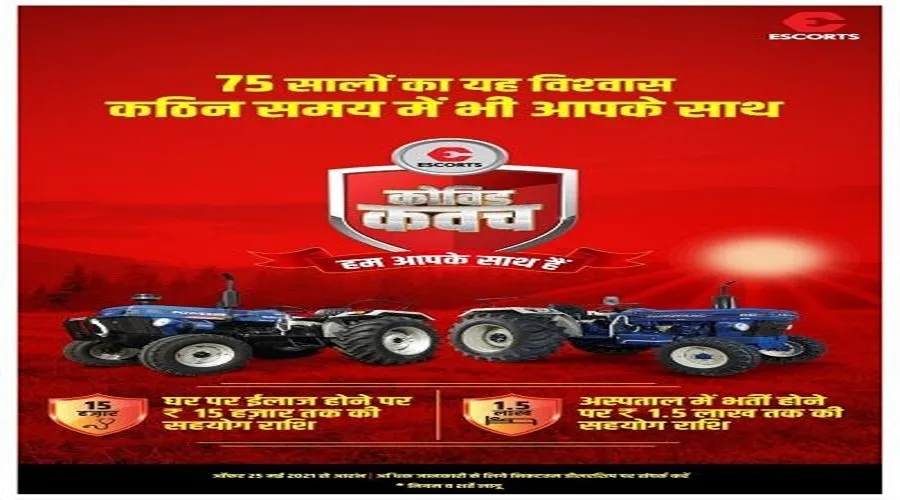 एस्कॉर्ट्स  ट्रेक्टर कंपनी का किसानों को तोहफा
