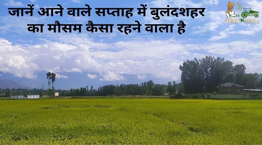 जानें आने वाले सप्ताह में बुलंदशहर का मौसम कैसा रहने वाला है