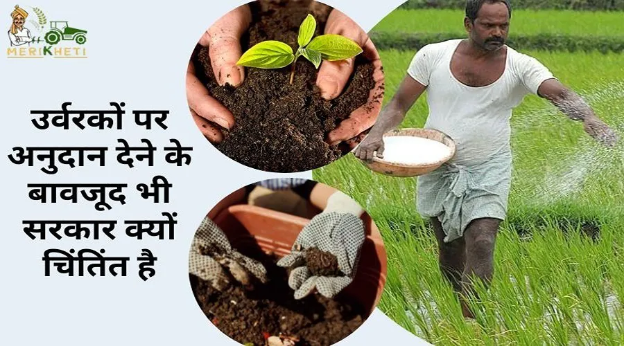 उर्वरकों पर अनुदान देने के बावजूद भी सरकार क्यों चिंतिंत है
