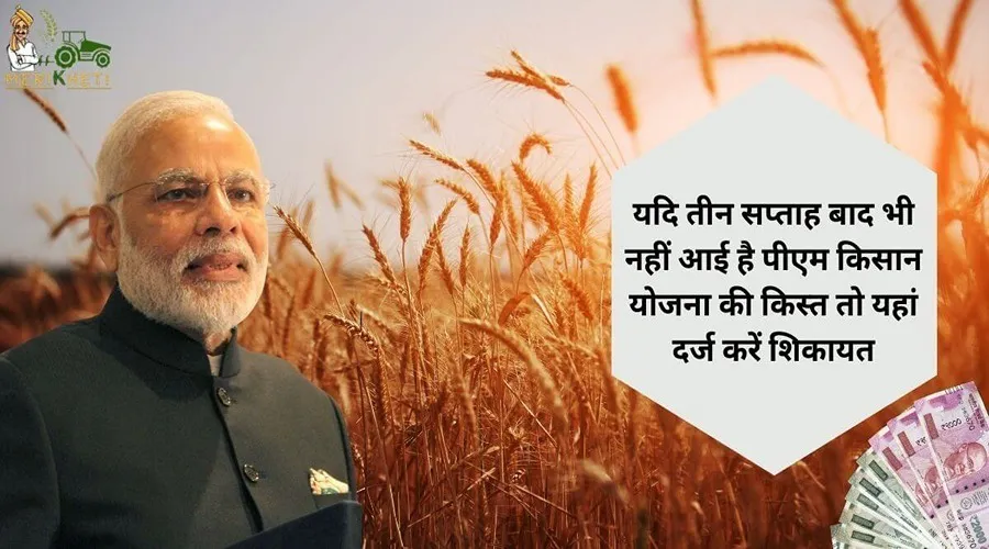 यदि तीन सप्ताह बाद भी नहीं आई है प्रधानमंत्री किसान योजना की किस्त तो यहां दर्ज करें शिकायत
