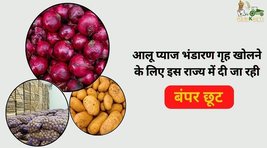 आलू प्याज भंडारण गृह खोलने के लिए इस राज्य में दी जा रही बंपर छूट
