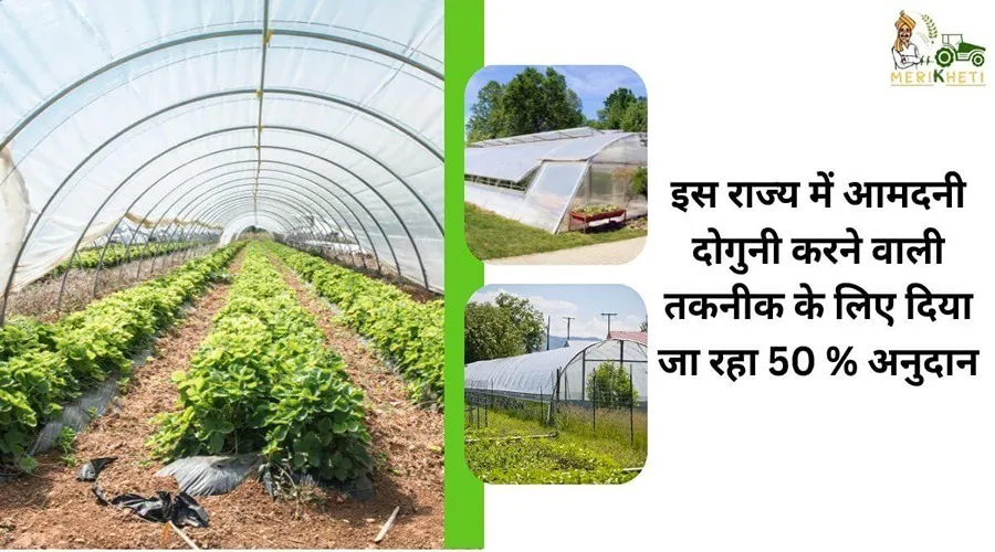 इस राज्य में आमदनी दोगुनी करने वाली तकनीक के लिए दिया जा रहा 50 % अनुदान