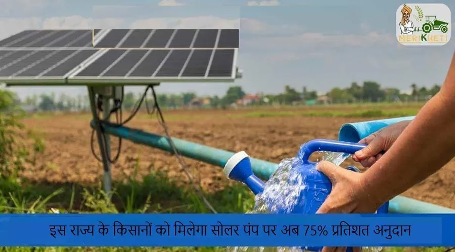 इस राज्य के किसानों को मिलेगा सोलर पंप पर अब 75% प्रतिशत अनुदान