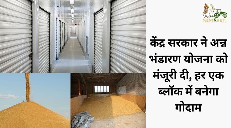 केंद्र सरकार ने अन्न भंडारण योजना को मंजूरी दी, हर एक ब्लॉक में बनेगा गोदाम