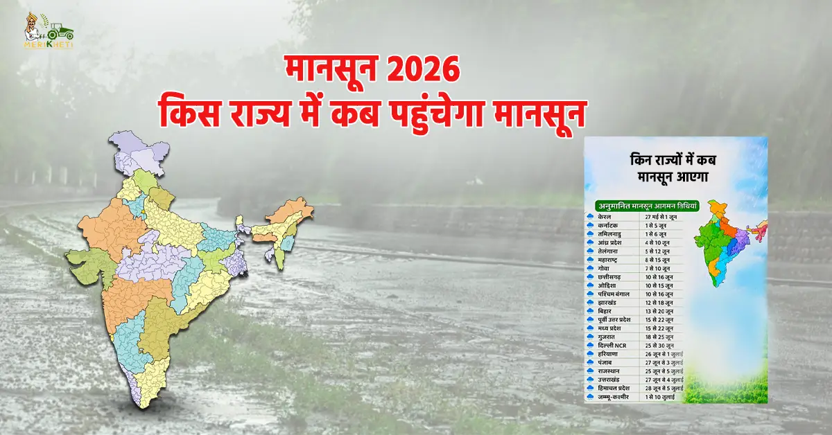 मानसून 2026: किस राज्य में कब पहुंचेगा मानसून, किसानों और आम लोगों के लिए महत्वपूर्ण अपडेट