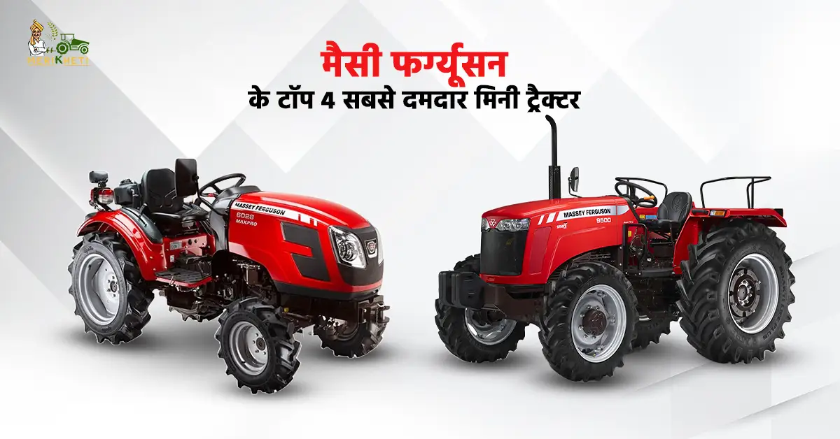 मैसी फर्ग्यूसन के टॉप 4 सबसे दमदार मिनी ट्रैक्टर